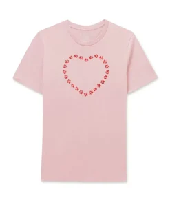 Clearance Nayked Apparel Women'S Soft Go-To Graphic T-Shirt | Trailing Paws Heart