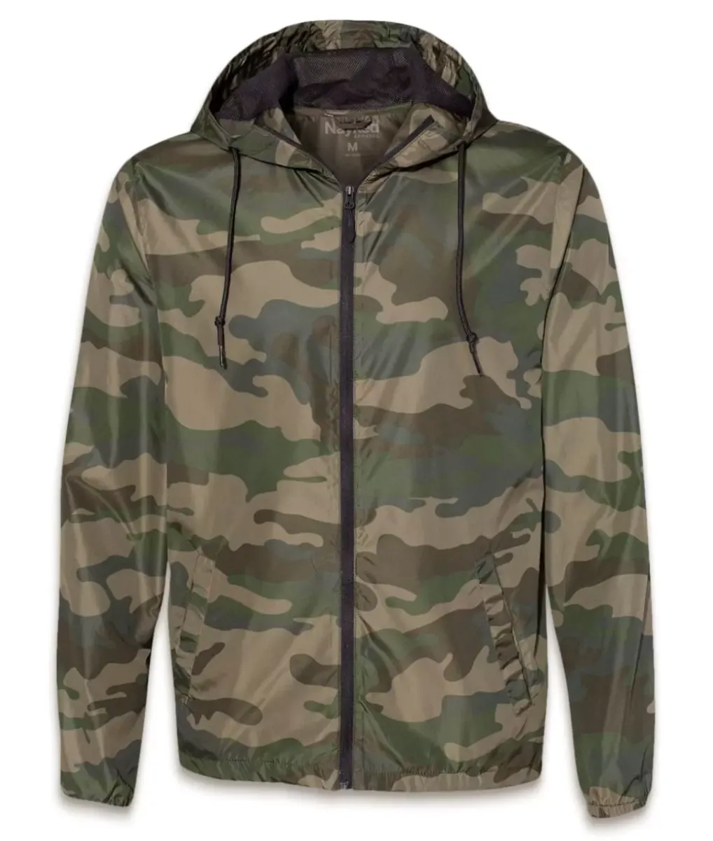 New Nayked Apparel Women'S Soft Lightweight Oversized Full-Zip Windbreaker Jacket