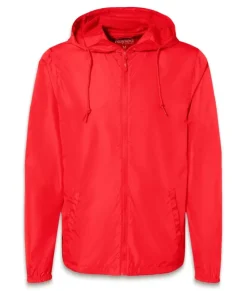 New Nayked Apparel Women'S Soft Lightweight Oversized Full-Zip Windbreaker Jacket