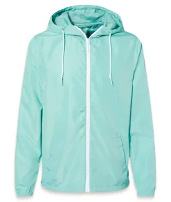 New Nayked Apparel Women'S Soft Lightweight Oversized Full-Zip Windbreaker Jacket