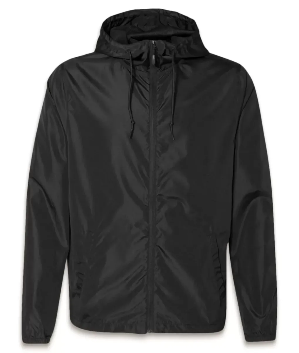 New Nayked Apparel Women'S Soft Lightweight Oversized Full-Zip Windbreaker Jacket