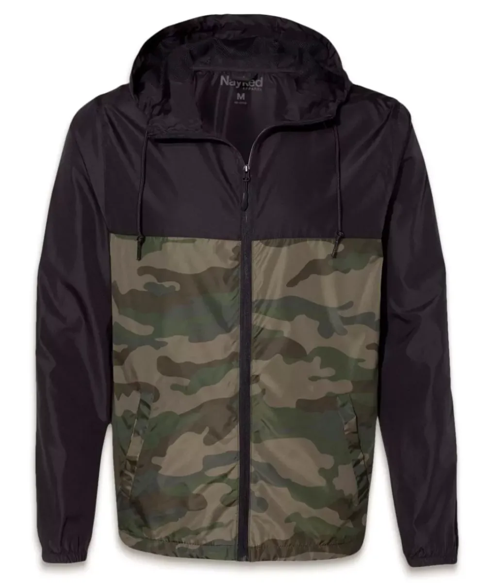 New Nayked Apparel Women'S Soft Lightweight Oversized Full-Zip Windbreaker Jacket