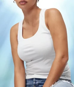 New Nayked Apparel Women'S Soft Micro Ribbed Tank