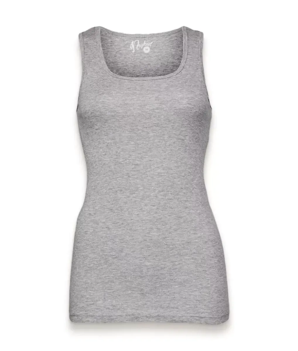 Clearance Nayked Apparel Women'S Soft Micro Ribbed Tank