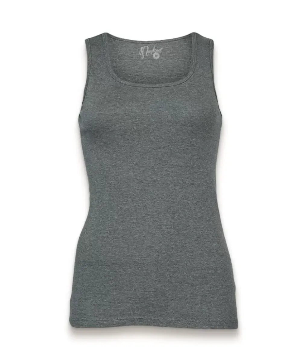 Clearance Nayked Apparel Women'S Soft Micro Ribbed Tank
