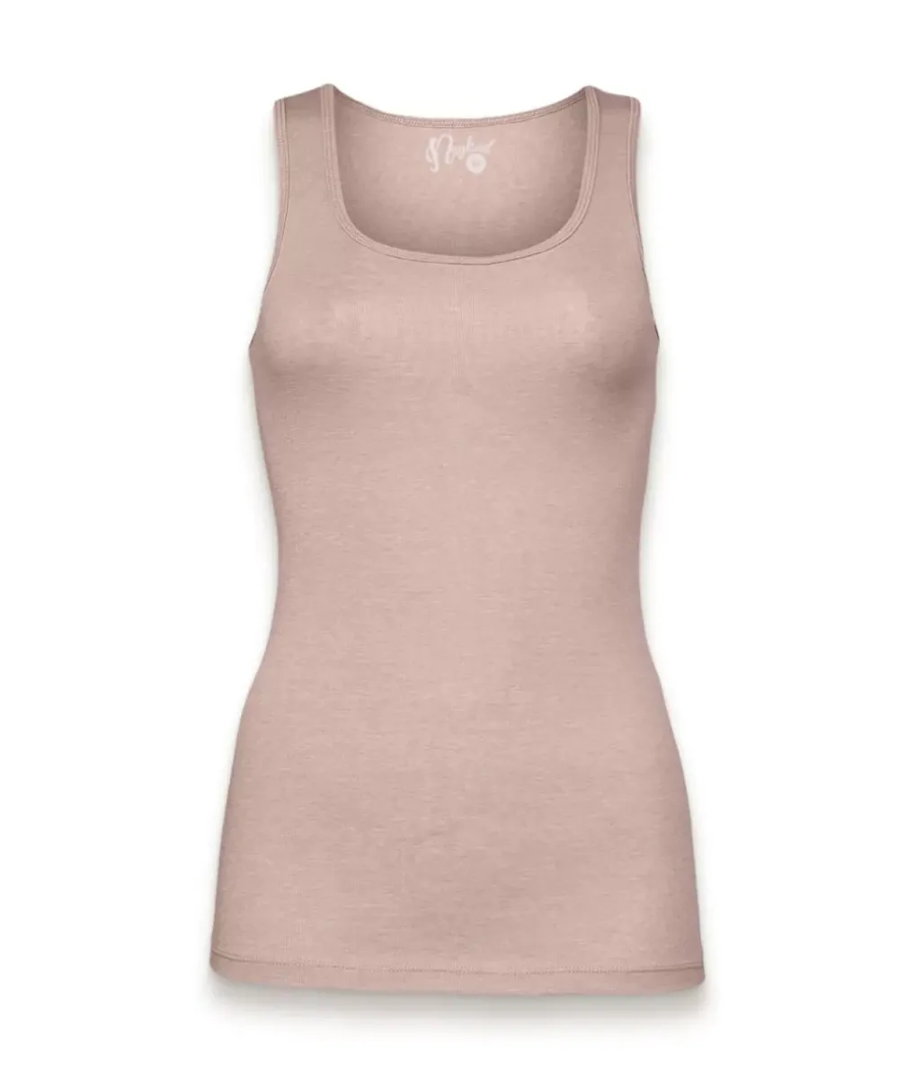 Clearance Nayked Apparel Women'S Soft Micro Ribbed Tank