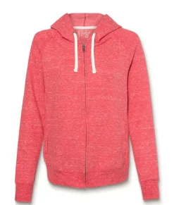 Sale Nayked Apparel Women'S Soft Snow Heather French Terry Full-Zip Hoodie