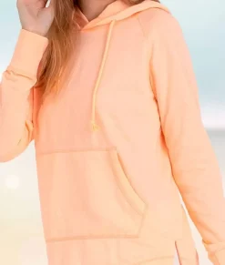 New Nayked Apparel Women'S Soft Tunic Fleece Hoodie