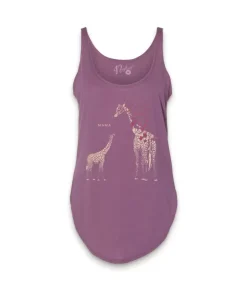 Sale Nayked Apparel Women'S Split Side Graphic Tank | Mama Giraffe