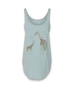 Online Nayked Apparel Women'S Split Side Graphic Tank | Mama Giraffe