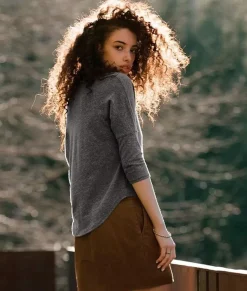 Fashion Nayked Apparel Women'S Vintage Dolman Scoop T-Shirt