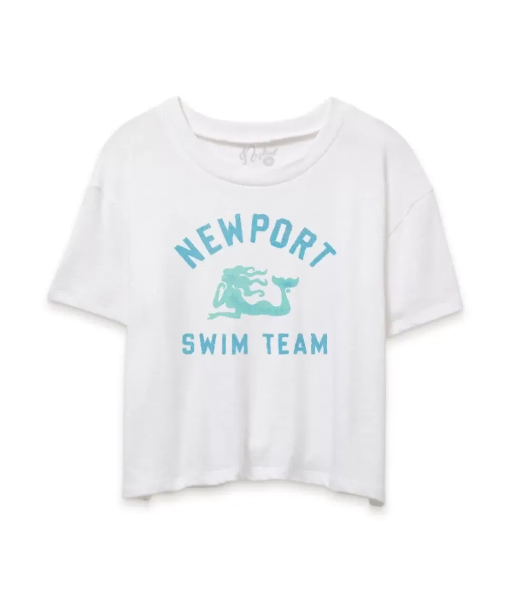 Fashion Nayked Apparel Women'S Vintage Graphic Crop T-Shirt | Newport